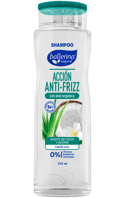 BALLERINA SHAMPOO 750 ML BOTELLA COCO JAZMÍN