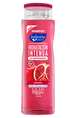 BALLERINA SHAMPOO 750 ML BOTELLA GRANADA