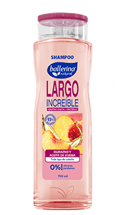 BALLERINA SHAMPOO 750 ML BOTELLA LARGO INCREÍBLE
