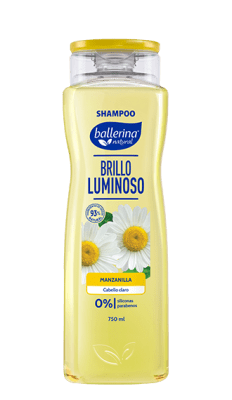 BALLERINA SHAMPOO 750 ML BOTELLA MANZANILLA