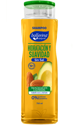 BALLERINA SHAMPOO 750 ML BOTELLA PALTA