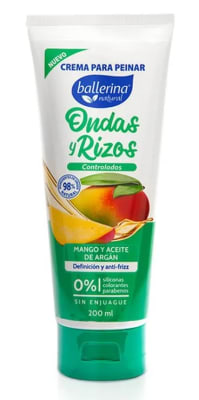 BALLERINA CREMA DE PEINAR 200 ML ONDAS Y RIZOS