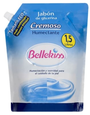 BELLEKISS JABÓN LÍQUIDO GLICERINA 1.5 LT CREMOSO