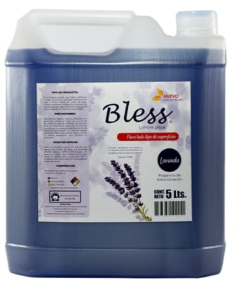 BLESS LIMPIAPISO 5 LT DESINFECTANTE LAVANDA