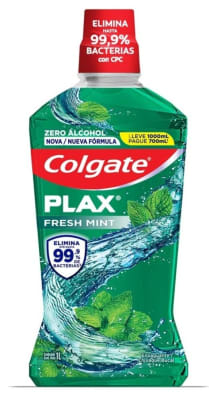 COLGATE PLAX ENJUAGUE BUCAL 1 LT FRESH MINT