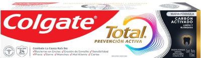 COLGATE TOTAL PASTA DENTAL 150 ML CARBÓN ACTIVADO