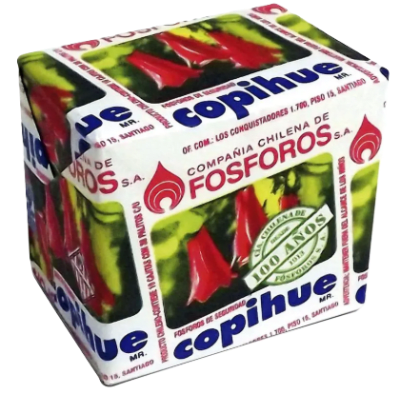 COPIHUE FÓSFORO 10 CAJITAS 38 UN