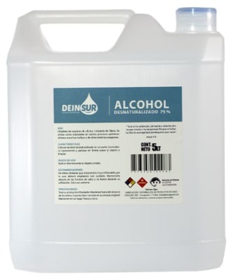 DEIN ALCOHOL DESNATURALIZADO 72% 5 LT