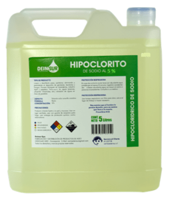 DEIN CLORO CONCENTRADO AL 5% BIDÓN 5 LT