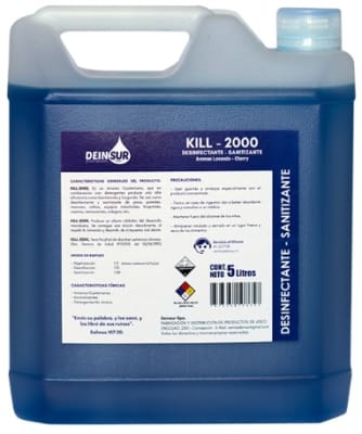 DEIN KILL-2000 DESINFECTANTE E HIGIENIZANTE 5 LT