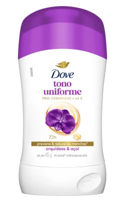 DOVE DESODORANTE 45 GR BARRA TONO UNIFORME ORQUÍDEAS MUJER
