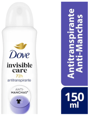 DOVE DESODORANTE SPRAY 150 ML INVISIBLE CARE ANTIMANCHAS