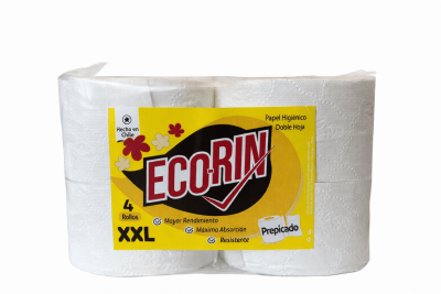 ITALI PAPEL HIGIÉNICO 100 MTS DOBLE HOJA XXL PACK 4 ROLLOS PREPICADO