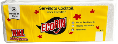 ECORIN SERVILLETA CÓCTEL XXL 280 UN