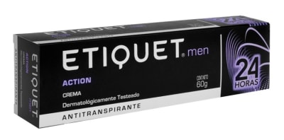 ETIQUET DESODORANTE CREMA 60 GR ACTION MEN