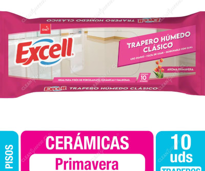 EXCELL TRAPERO HÚMEDO 10 UN TODO PISO PRIMAVERA