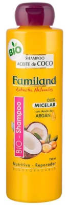 FAMILAND SHAMPOO BOTELLA 750 ML COCO ARGÁN