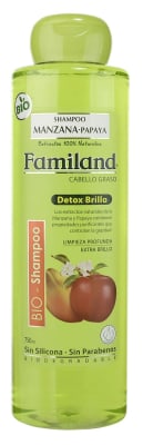FAMILAND SHAMPOO BOTELLA 750 ML MANZANA PAPAYA