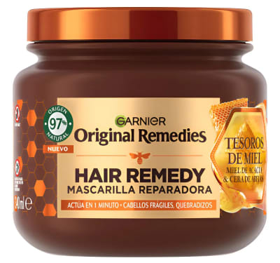 GARNIER MASCARILLA CAPILAR 340 ML TESOROS DE MIEL