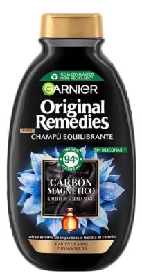 GARNIER SHAMPOO 300 ML CARBÓN MAGNÉTICO