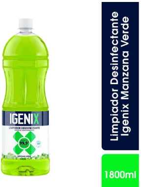 IGENIX DESINFECTANTE 1800 ML MANZANA VERDE