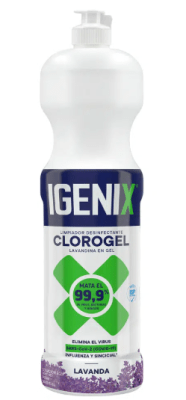 IGENIX CLORO GEL 900ML LAVANDA
