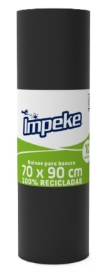 IMPEKE BOLSA BASURA 70X90 CM 10 UN