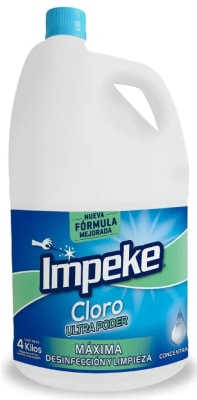 IMPEKE CLORO CONCENTRADO 4 KG ULTRA PODER