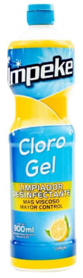 IMPEKE CLORO GEL 900 ML LIMÓN