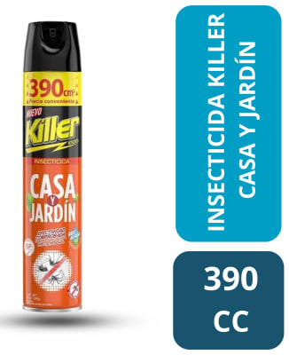 KILLER INSECTICIDA 390 CC CASA Y JARDÍN