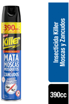 KILLER INSECTICIDA 390 CC MOSCAS Y ZANCUDOS