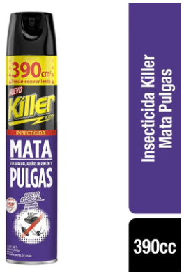 KILLER INSECTICIDA 390 CC PULGAS Y GARRAPATAS