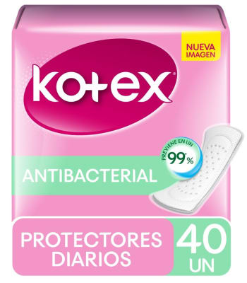 KOTEX PROTECTOR DIARIO 40 UN ANTIBACTERIAL