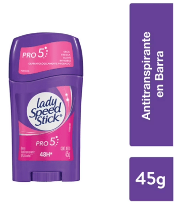 LADY SPEED STICK DESODORANTE BARRA 45 GR PRO 5