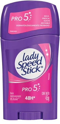 LADY SPEED STICK DESODORANTE BARRA 45 GR PRO 5