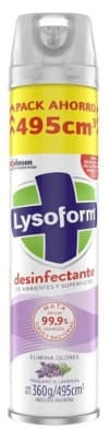 LYSOFORM DESINFECTANTE SPRAY 495 LAVANDA