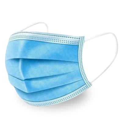 MASCARILLA 3 PLIEGUES 50 UN CELESTE