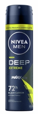 NIVEA MEN DESODORANTE SPRAY 150 ML DEEP EXTREME 72 HR