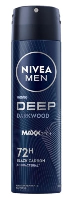 NIVEA MEN DESODORANTE SPRAY 150 ML DEEP DARKWOOD 72 HR