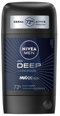 NIVEA MEN DESODORANTE BARRA 54 GR DEEP DARKWOOD 72 HR