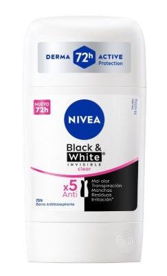 NIVEA DESODORANTE BARRA 54 GR INVISIBLE CLEAR 72 HR