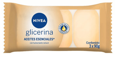 NIVEA JABON GLICERINA 3UN ACEITES ESENCIALES