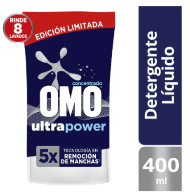 OMO DETERGENTE CONCENTRADO 400 ML DOYPACK