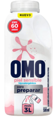 OMO DETERGENTE DILUIR 500 ML PIEL SENSIBLE