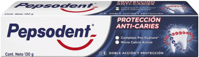 PEPSODENT PASTA DENTAL 130 GR PROTECCIÓN ANTI-CARIES