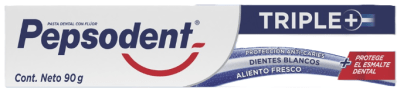 PEPSODENT PASTA DENTAL 90 GR TRIPLE ACCIÓN