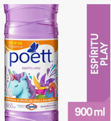 POETT LIMPIAPISO 900 ML ESPÍRITU PLAY