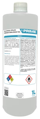 PRIME ALCOHOL ETÍLICO DESNATURALIZADO 70% 1 LT