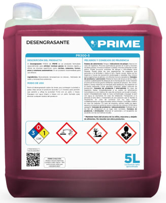 PRIME DESENGRASANTE TRADICIONAL 5 LT