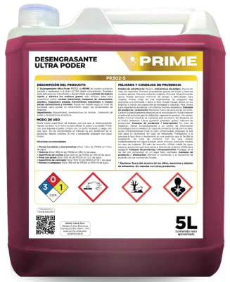 PRIME DESENGRASANTE ULTRA PODER 5 LT